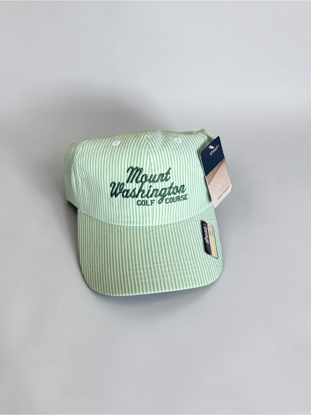 Mount Washington Golf Course Mint Stripe Baseball Cap